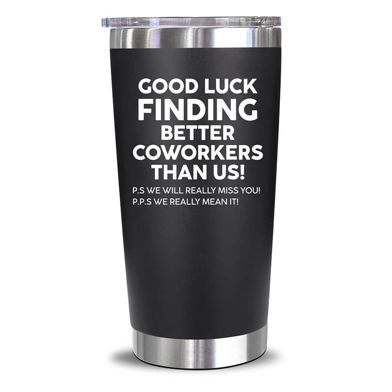NewEleven Coworker Leaving Gifts - Farewell Gifts  Going Away Gift For Coworker - New Job  Goodbye  Good Luck Gifts For Coworkers  Colleagues  Boss  Men  Women  Friends - 20 Oz Tumbler - Image 1